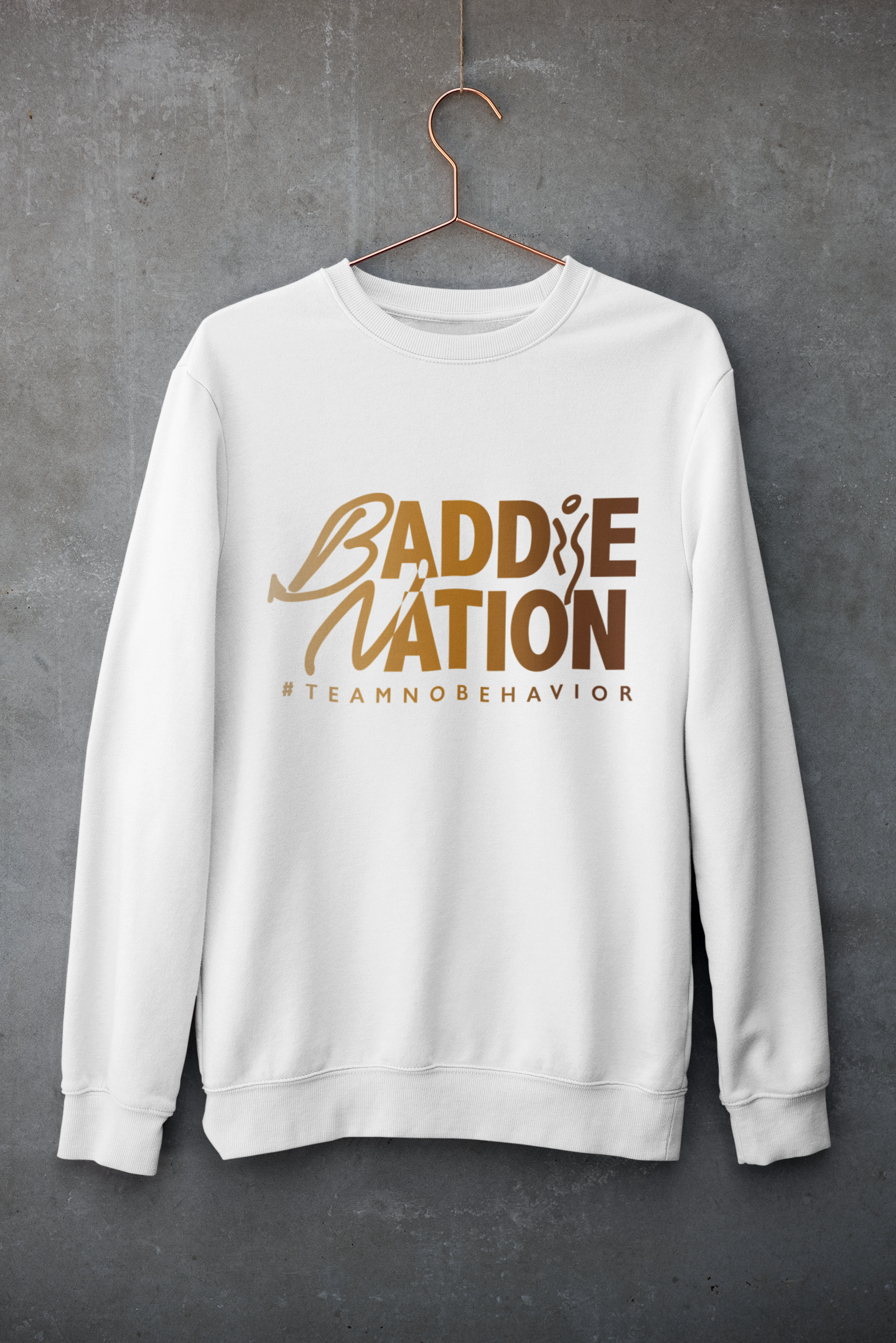 Naturally Baddie Crewneck Sweatshirts (Various Colors)