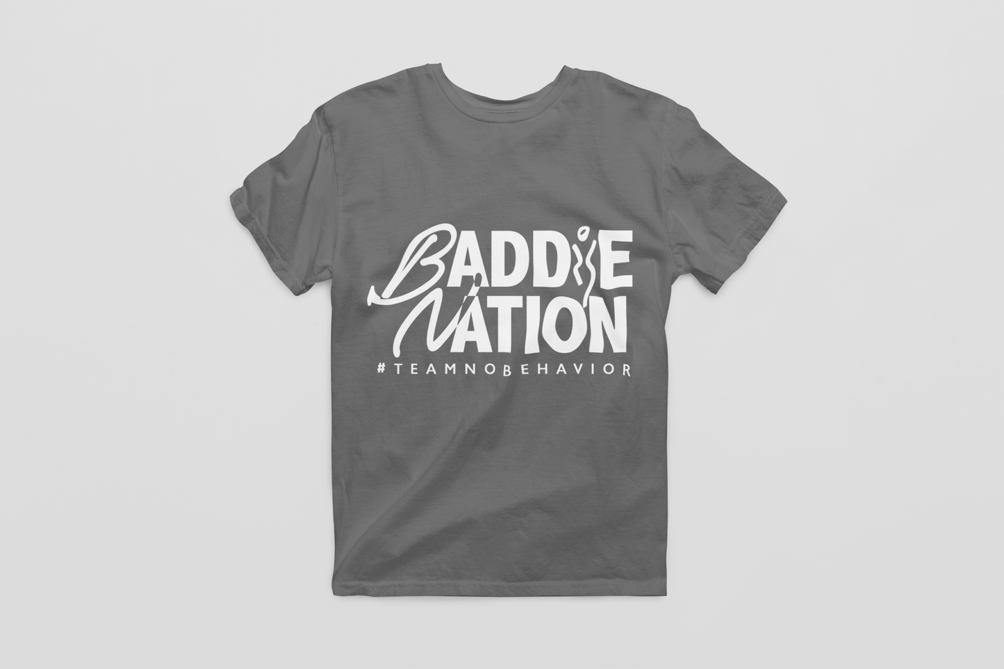 Charcoal Grey Baddie Unisex T-Shirt