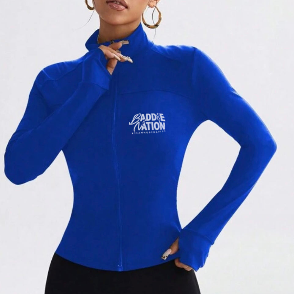 Baddie Nation Sports Track Jacket