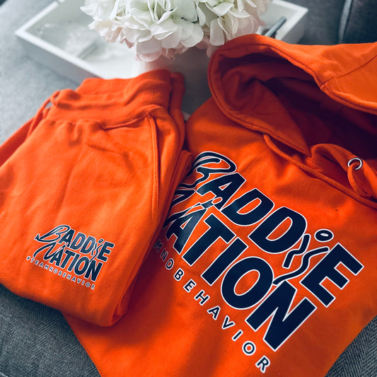 CLEARANCE ITEM: Large Orange Jogger Set