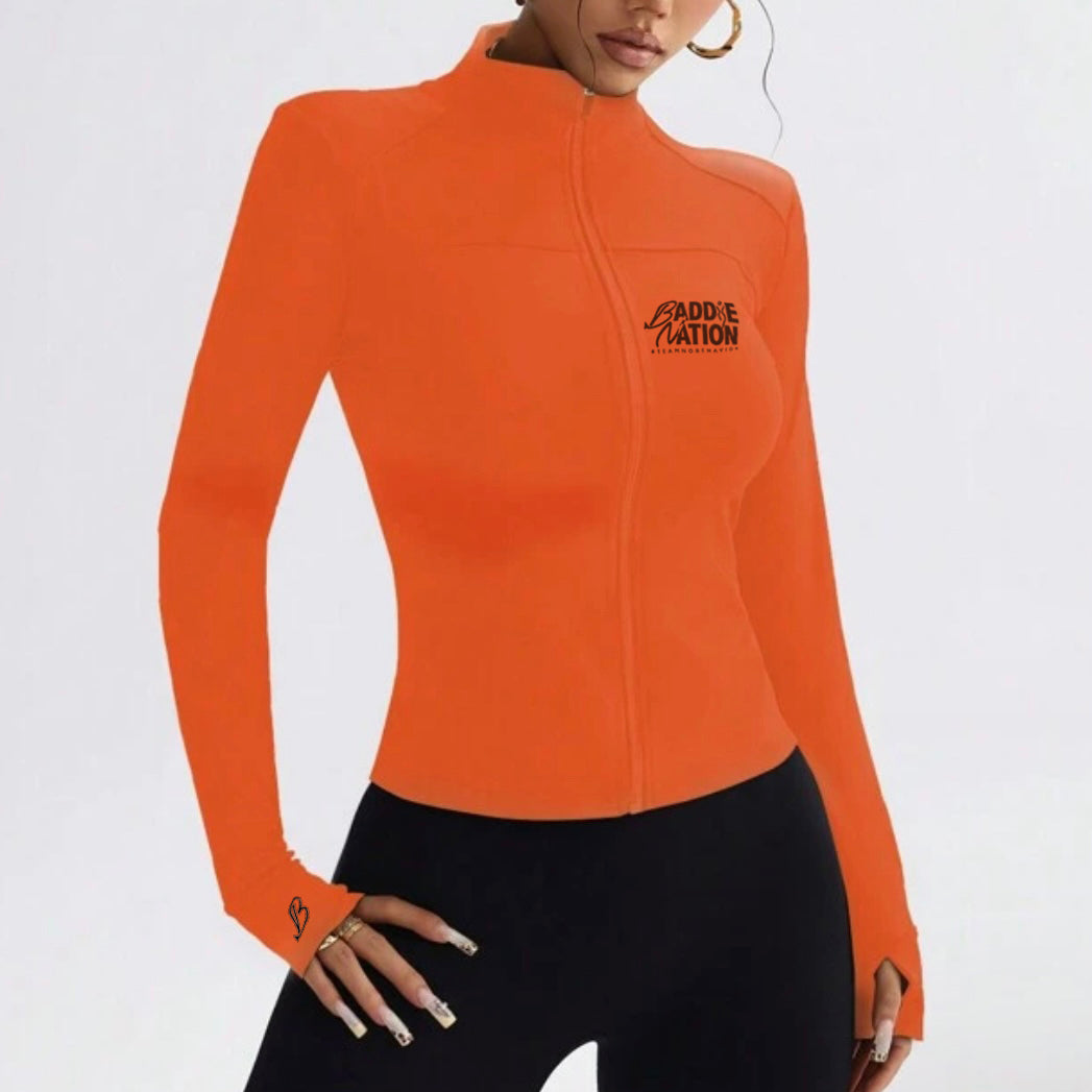 Baddie Nation Sports Track Jacket