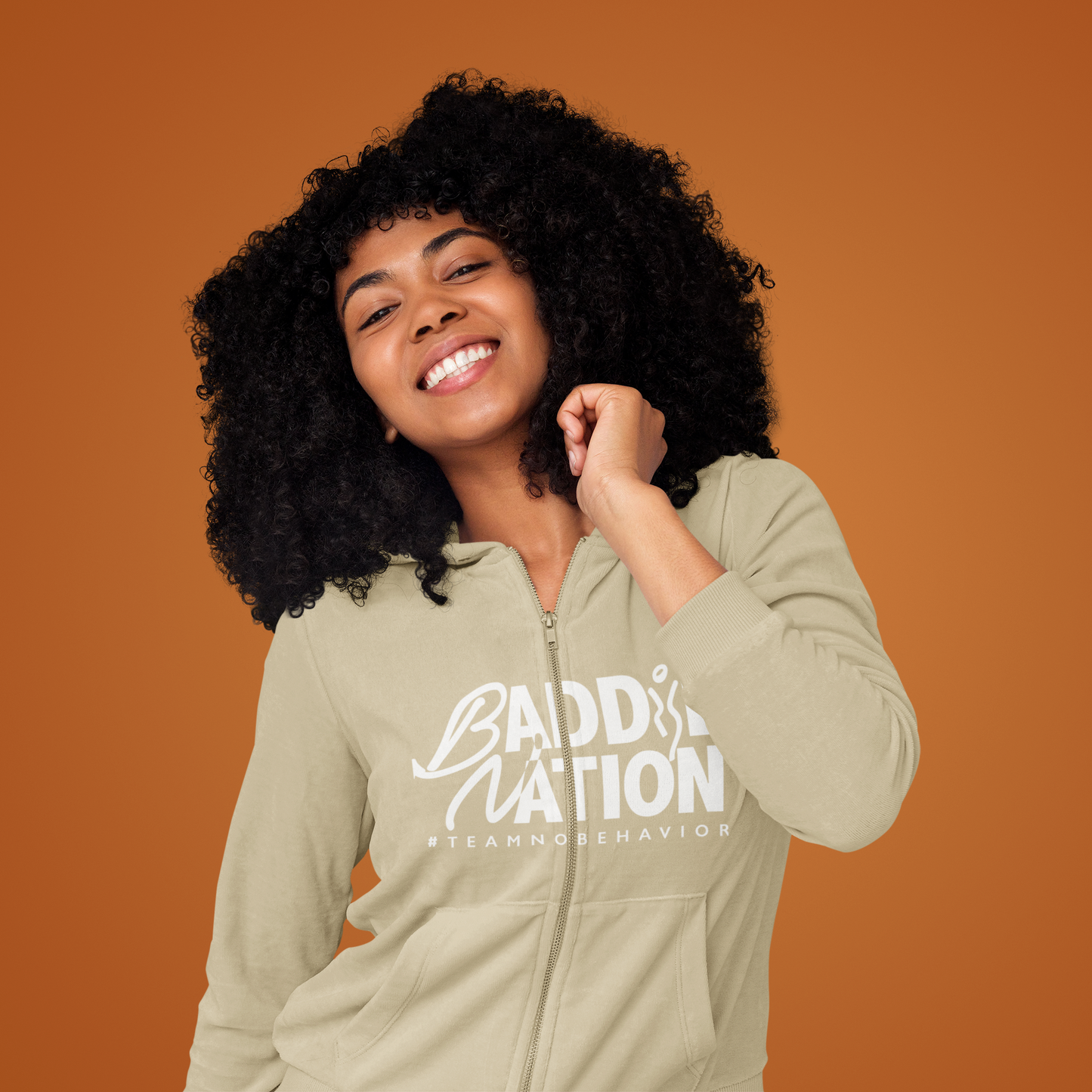 Naturally Baddie Zip-Up Hoodies (Various Colors)