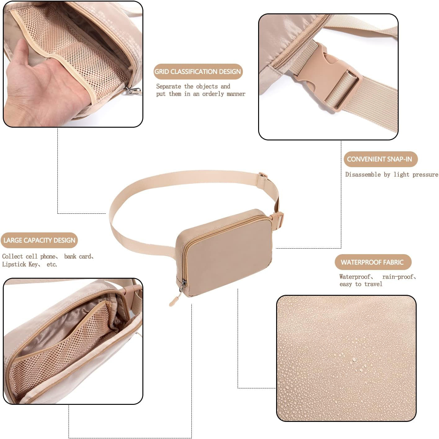 Baddie Fannypack (Various Colors)
