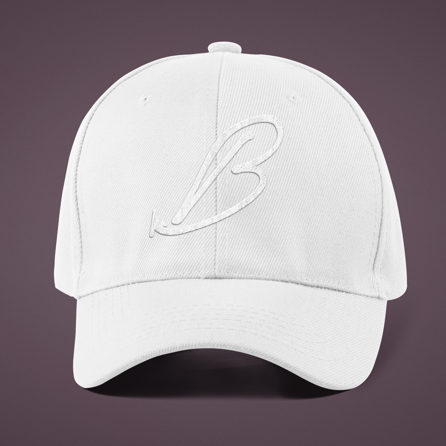 Baddie "B" Black & White Baseball Caps (Various Colors)