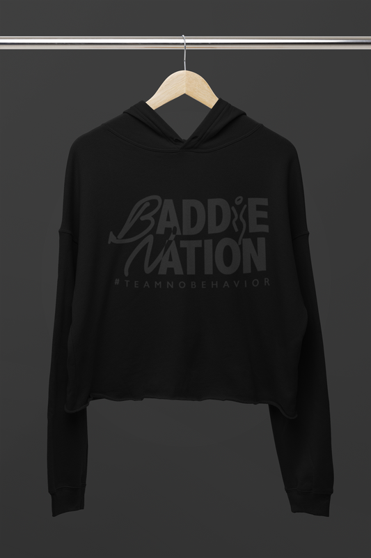 Baddie Activated Crop Loose Hoodie