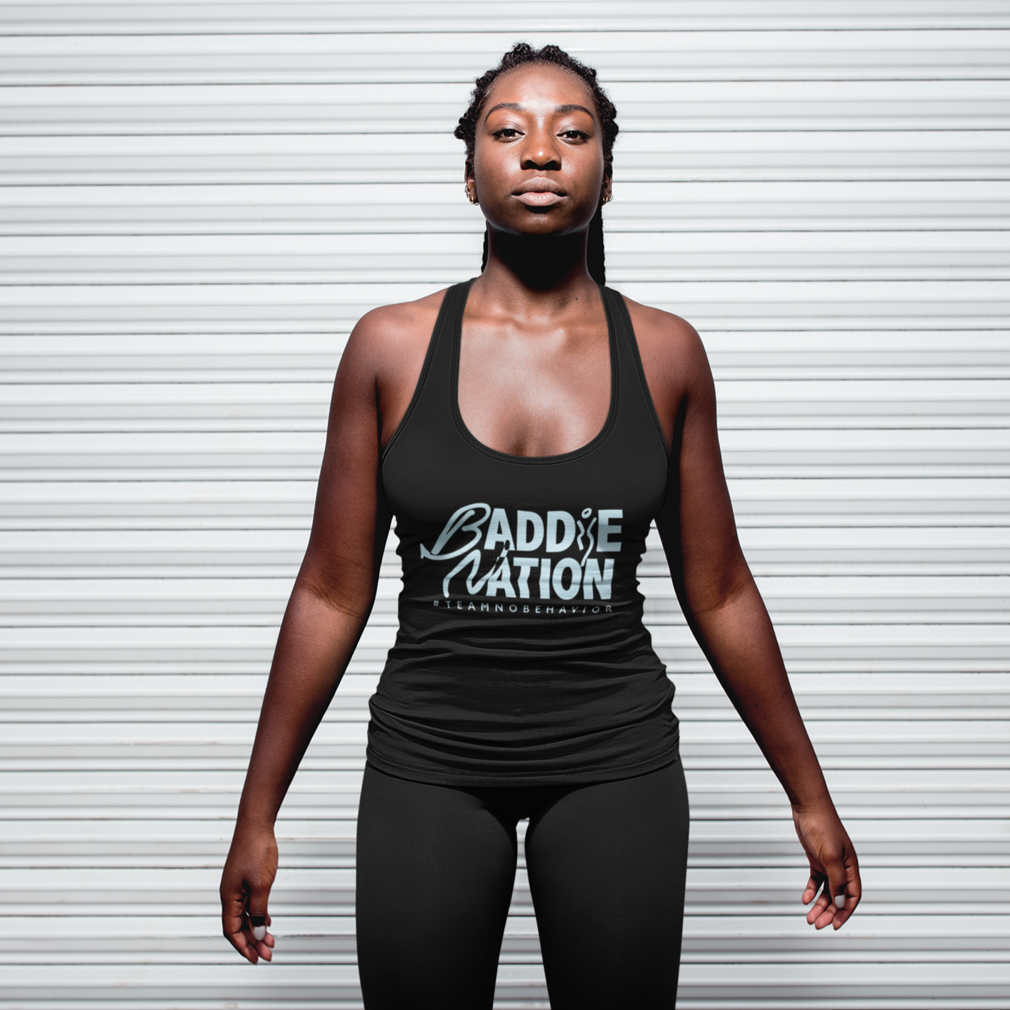 Women's Baddie Nation Dry-Fit Racer-Back Tank