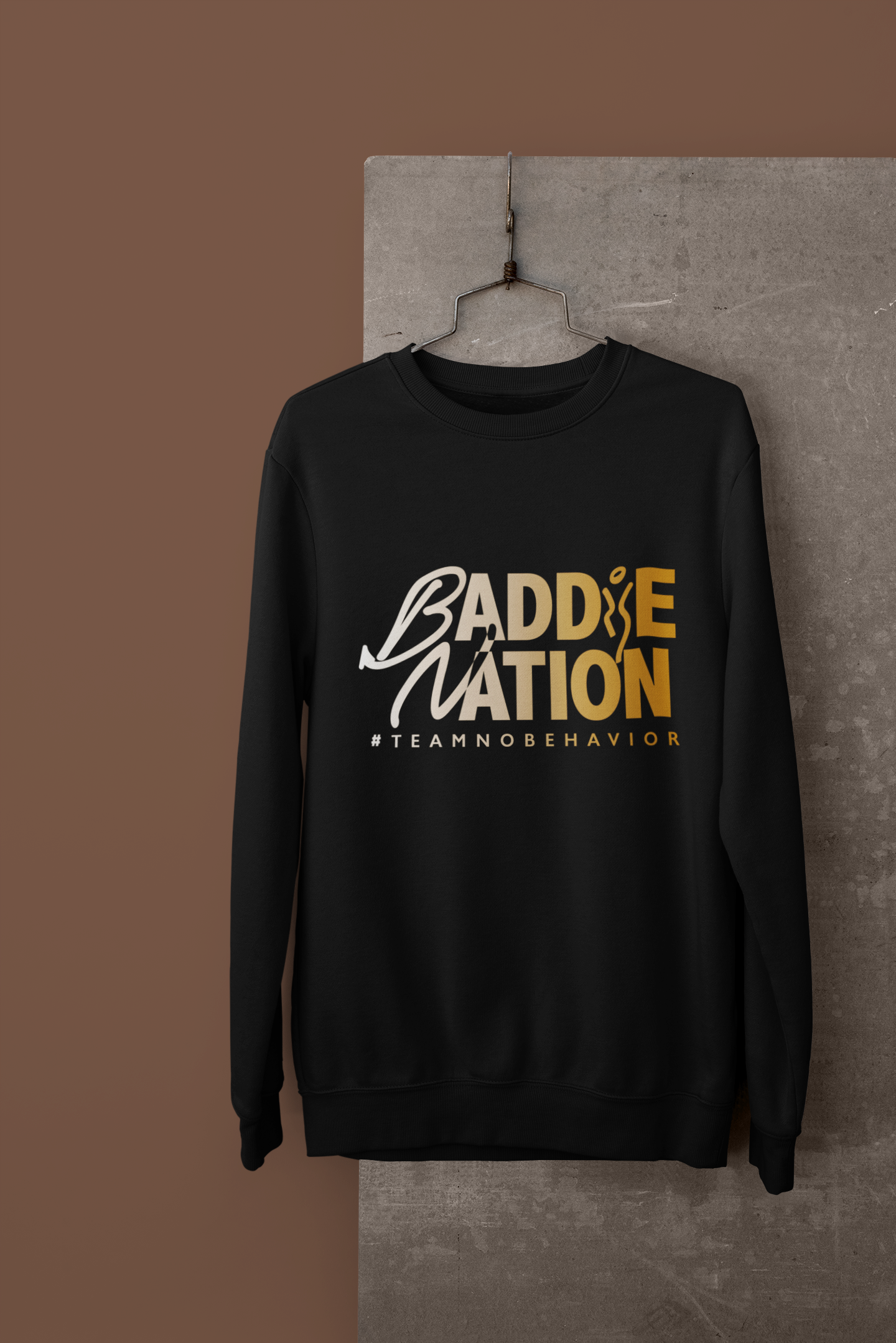 Naturally Baddie Crewneck Sweatshirts (Various Colors)