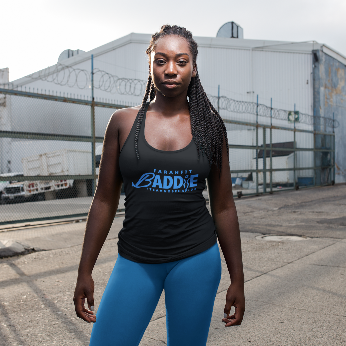 Women's FarahFit Baddie Dry-Fit Racer-Back Tank