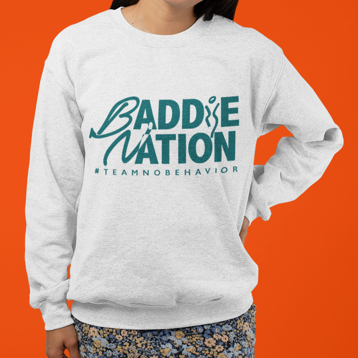 Baddie Energy Crewneck Sweatshirts