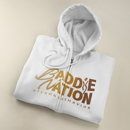Naturally Baddie Zip-Up Hoodies (Various Colors)