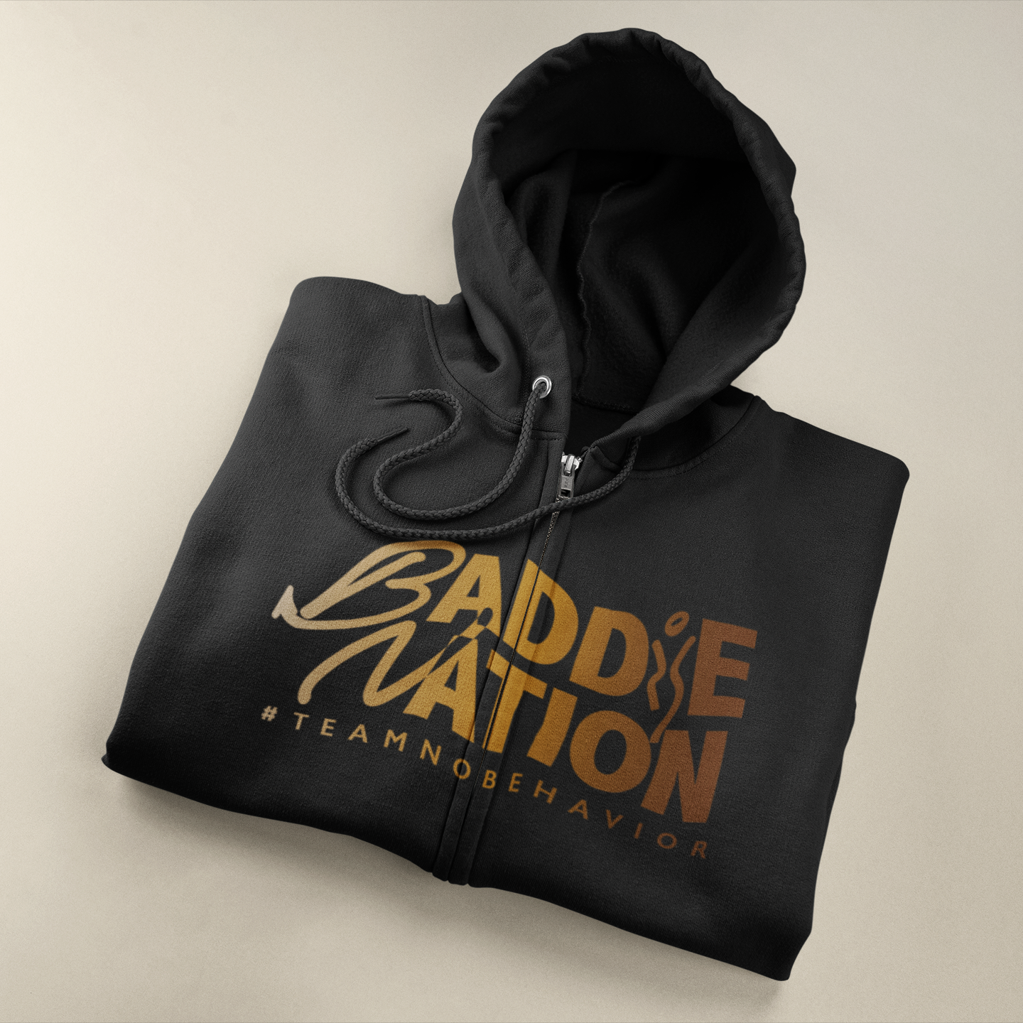 Naturally Baddie Zip-Up Hoodies (Various Colors)