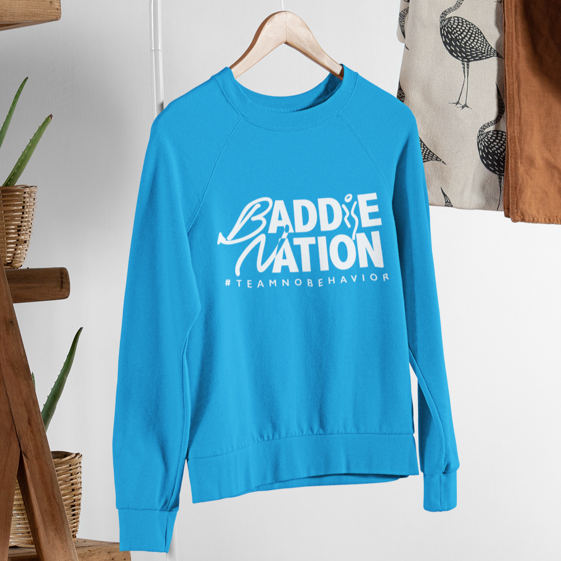 Baddie Energy Crewneck Sweatshirts