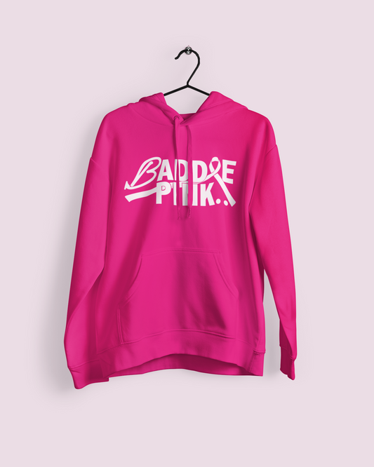 Baddie Pink Breast Cancer Awareness Unisex Hoodies