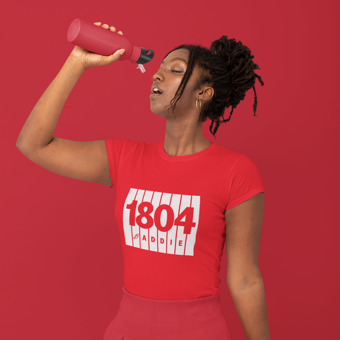 Red Haiti Heritage Tee