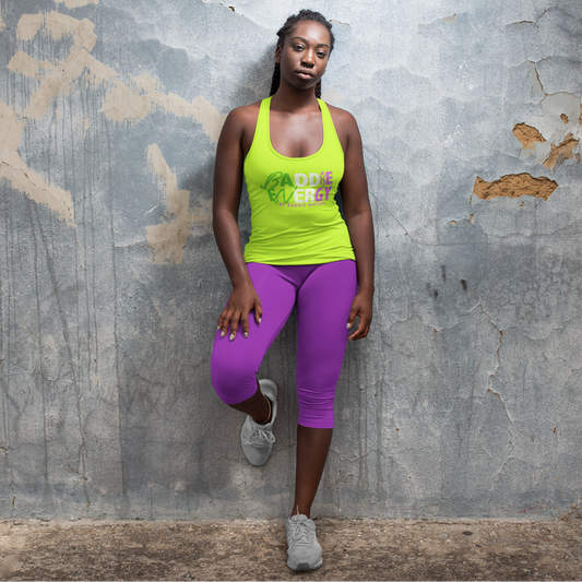 Women's Baddie Energy Dry-Fit Racer-Back Tanks