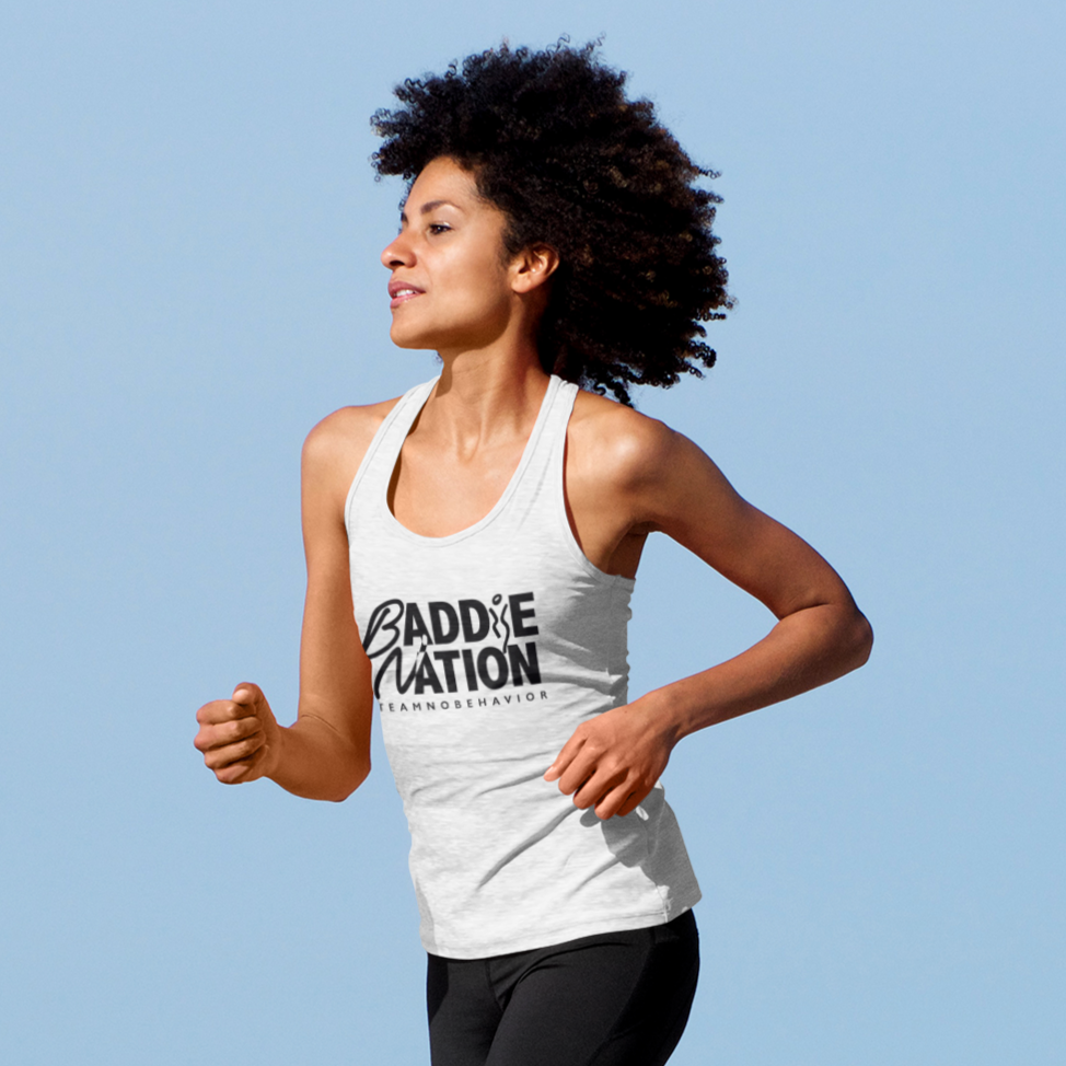 Women's Baddie Nation Dry-Fit Racer-Back Tank