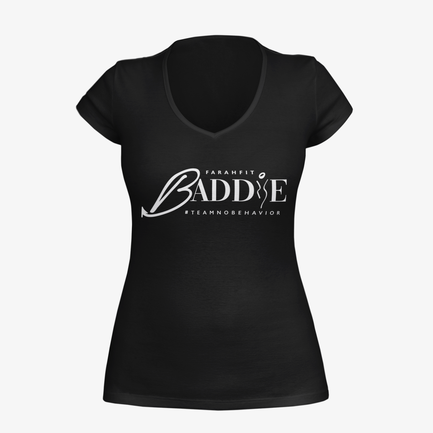 Not Basic V-Neck Vintage Women's Tees