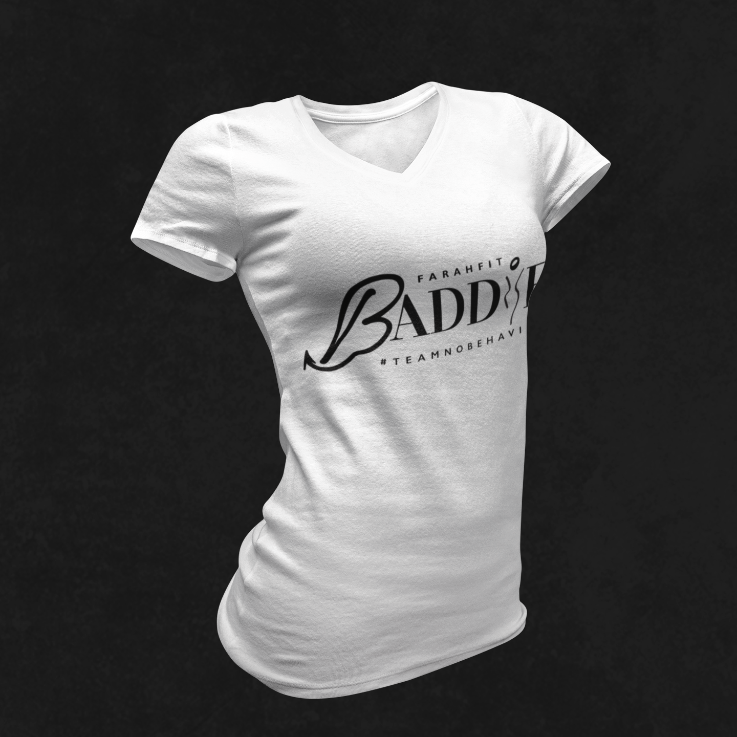 Not Basic V-Neck Vintage Women's Tees
