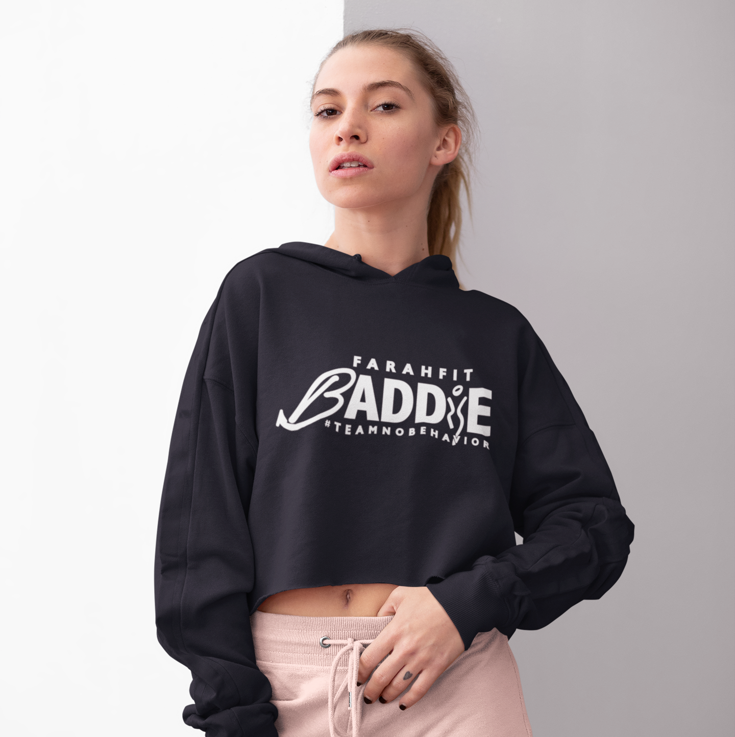 Not Basic Cropped Hoodies