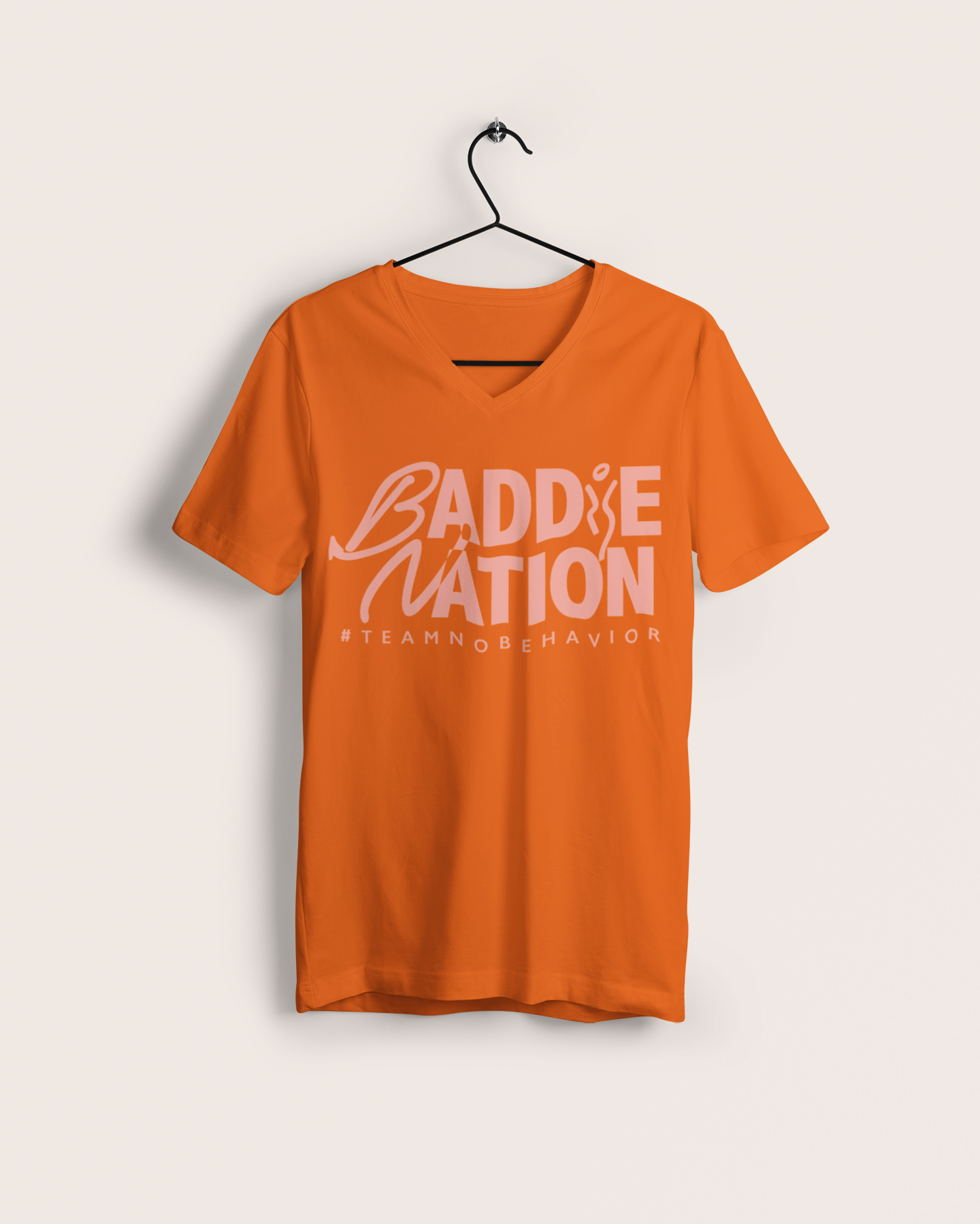 Baddie Nation Women's V-Neck Tees (More Colors)