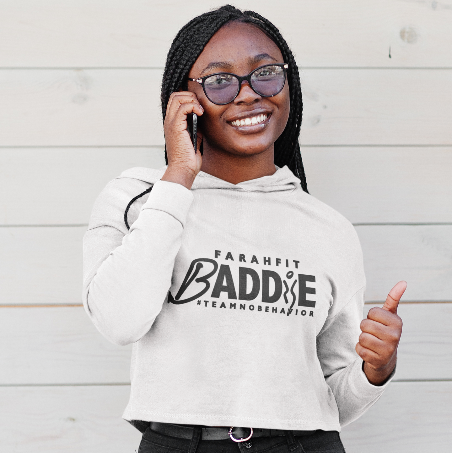 Not Basic Cropped Hoodies