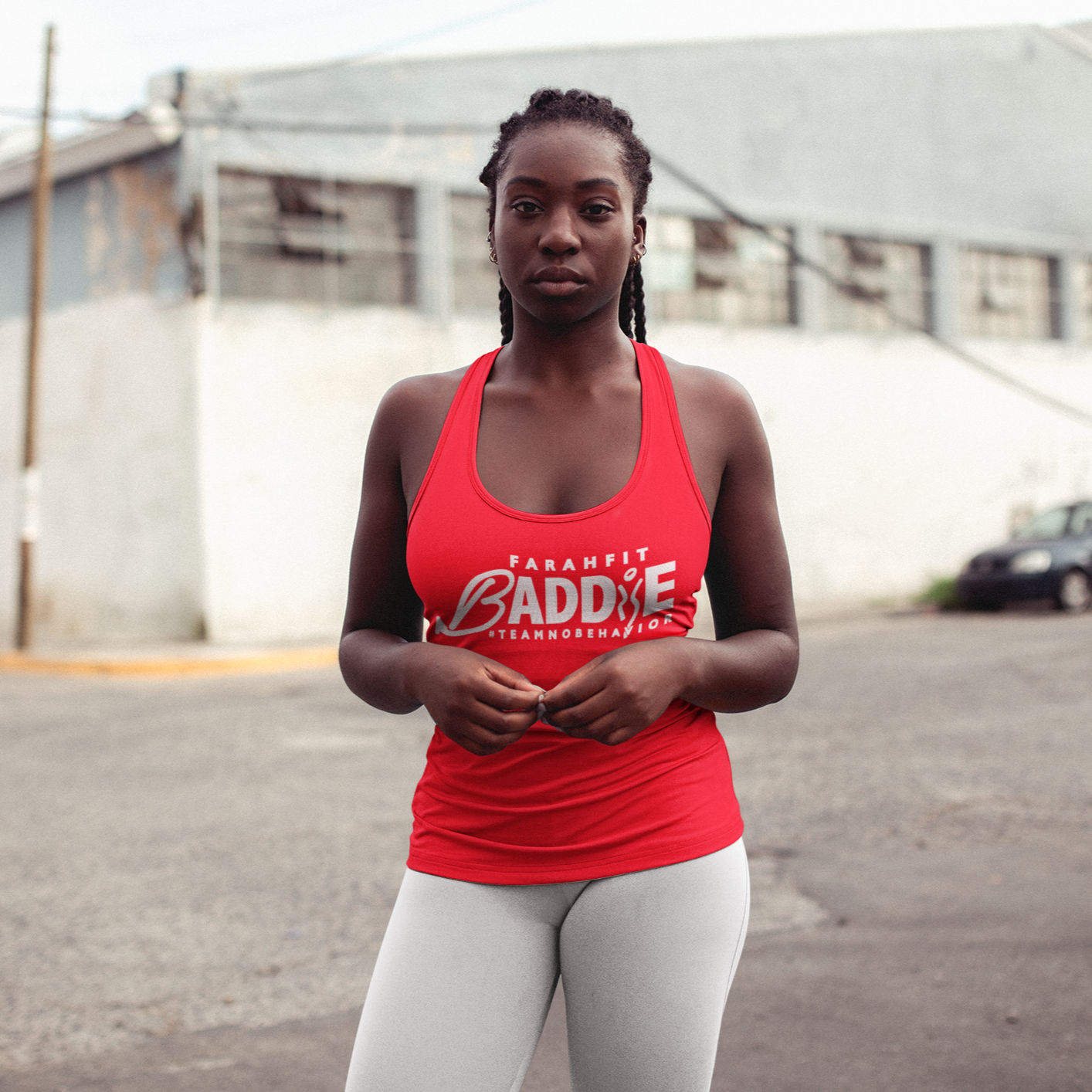 Women's FarahFit Baddie Dry-Fit Racer-Back Tank